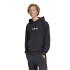 Sudadera adidas Lin French Terry Hd Hombre Negro/Blanco