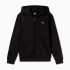 Chaqueta Puma Essentials+ Graphic Hoodie Fz Niño Negro