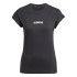 Camiseta adidas Lin Sj Mujer Negro/Blanco