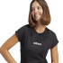 Camiseta adidas Lin Sj Mujer Negro/Blanco