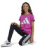 Mallas adidas Jg 3 Bandas 230 Niña Negro/Blanco