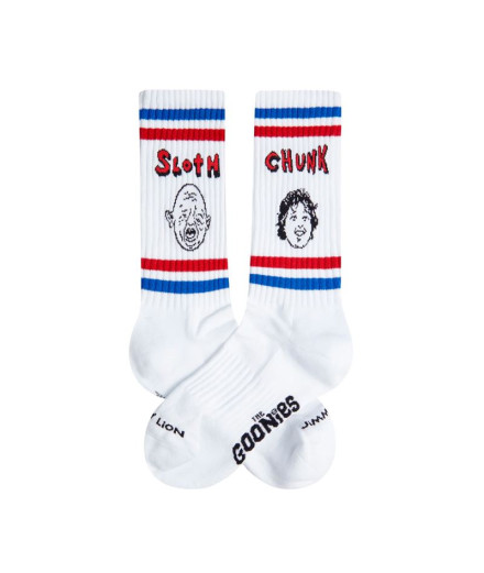 Calcetines Jimmy Lion Athletic Sloth And Chunk Blanco