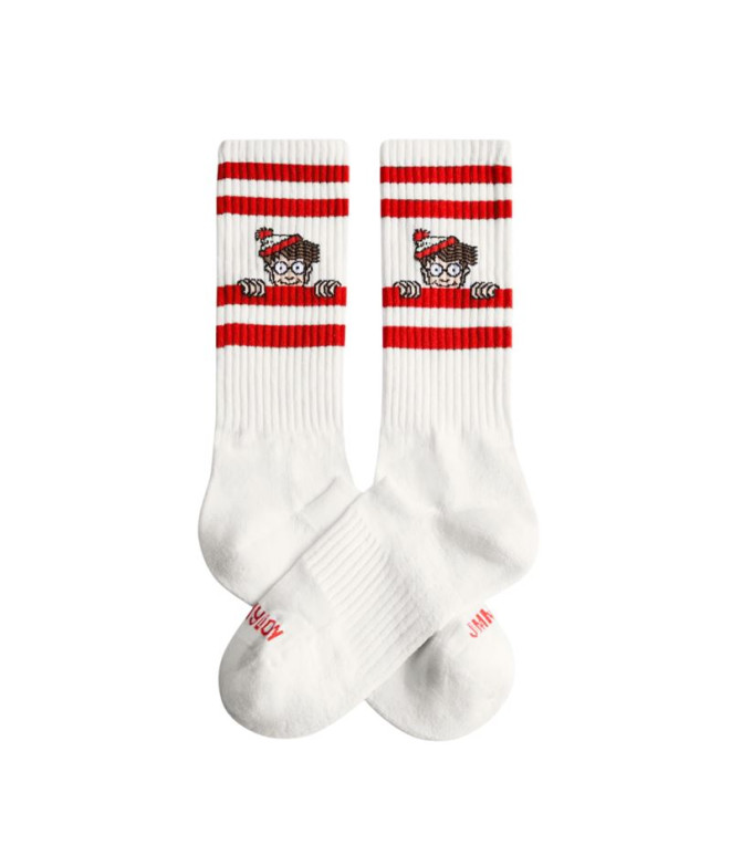 Calcetines Jimmy Lion Athletic Wally Blanco