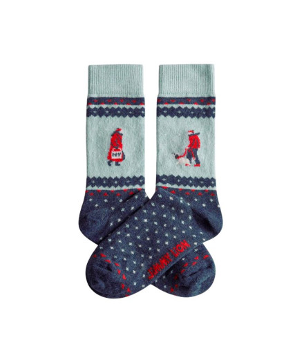 Calcetines Jimmy Lion Winter New Yorkers Azul Claro