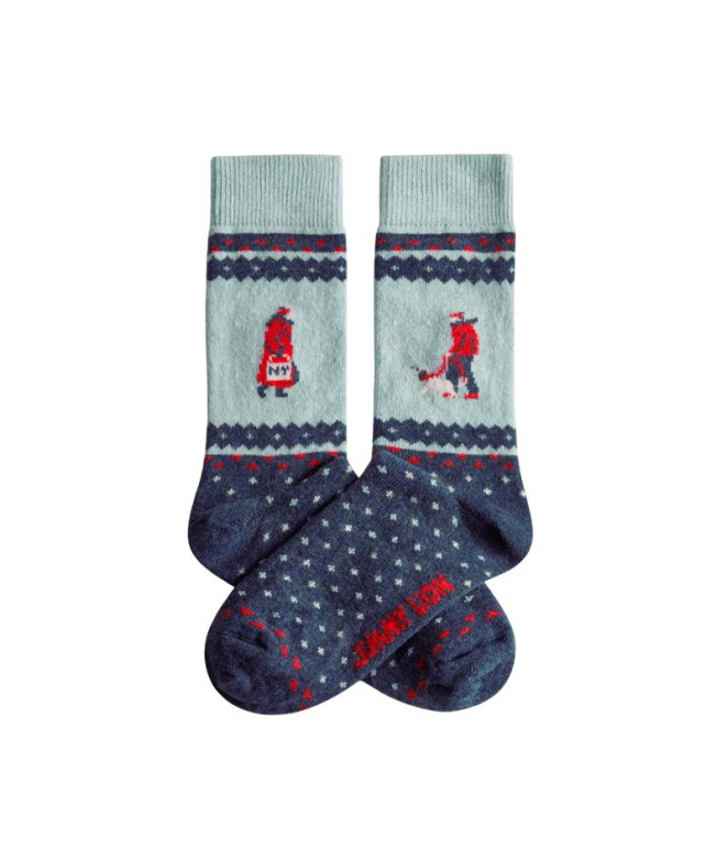 Calcetines Jimmy Lion Winter New Yorkers Azul...
