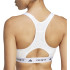Sujetador Deportivo de Fitness adidas Techfit Mujer Blanco