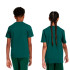 Camiseta adidas Essentials Big Logo Cotton Infantil Verde Oscuro