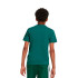 Camiseta adidas Essentials Big Logo Cotton Infantil Verde Oscuro