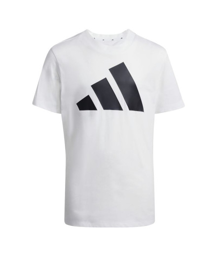 Camiseta adidas Big Logo Infantil Blanco/Negro