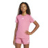 Camiseta de Fitness adidas Jg Tr-Es 3Bandas Niña Rosa