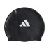 Gorro de Natación adidas 3 Bandas Swim Infantil Negro/Blanco