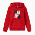Sudadera de Puma Ess+ Graphic Hoodie Fl Niño For All Time Red