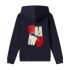 Sudadera de Puma Ess+ Graphic Hoodie Fz Fl Niño Navy
