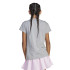 Camiseta adidas Jogger Big Logo Niña Gris/Rosa