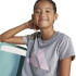 Camiseta adidas Jogger Big Logo Niña Gris/Rosa