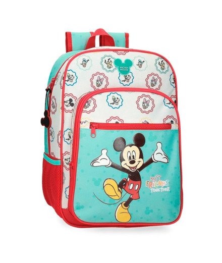 Mochila Disney Adapt. Backpack. 38Cm. Mickey Best Friends...