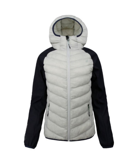 Chaqueta de Montaña Joluvi Hibrida Corno Gris Perla...