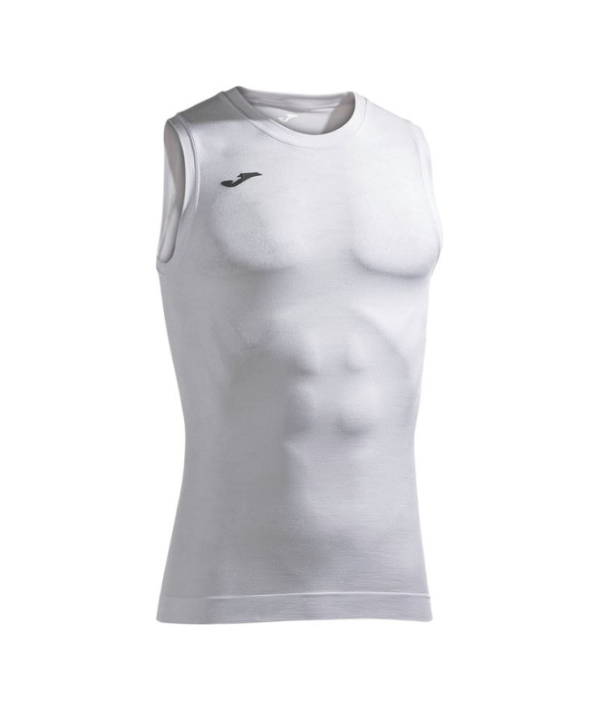Camiseta Joma Sin Mangas Brama Classic Blanco Niño