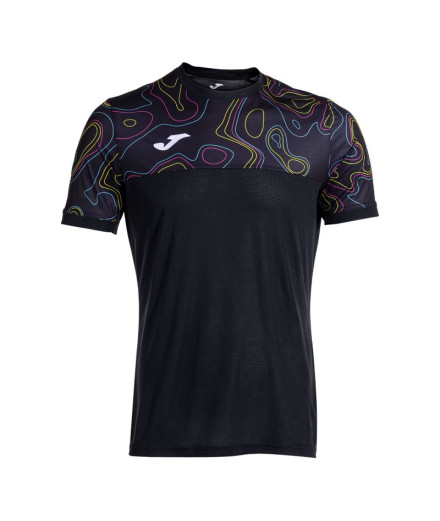 Camiseta de Tenis Joma Torneo Capsule Negro Hombre