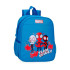 Mochila Marvel Adap.28 Cm. Team Spidey Azul