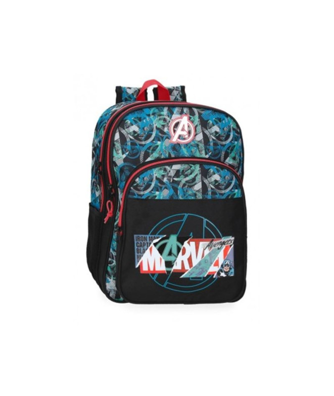 Mochila Marvel 40Cm. 2 compartimientos Marvel...