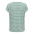 Camiseta Only moster Stripe S/S Jadeite Mujer