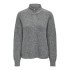 Sudadera Only Onltokyo Solid L/S Zip Mujer Dark Grey Melange