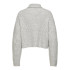 Sudadera Only Onlmelanie L/S Rollneck Mujer Light Grey Melange