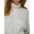 Sudadera Only Onlmelanie L/S Rollneck Mujer Light Grey Melange