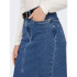 Pantalón Only Onlsiri Front Slit Dnm Gua Mujer Black Denim