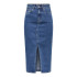 Pantalón Only Onlsiri Front Slit Dnm Gua Mujer Black Denim