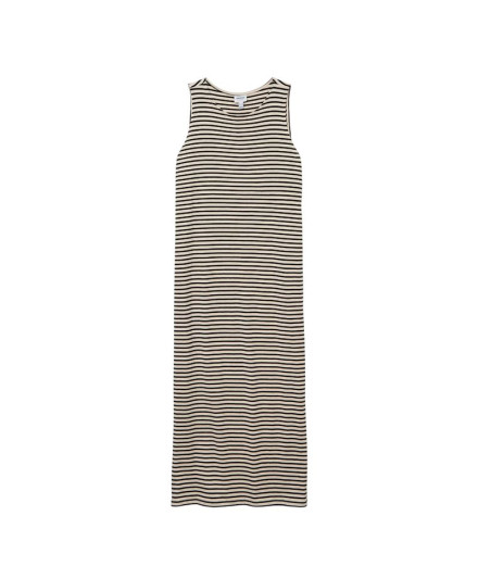 Vestido Vero Moda fiona Sl O-Neck 7/8 Birch Mujer