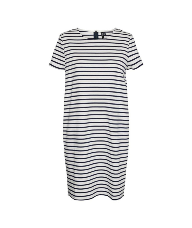 Vestido Vero Moda Vmabby Ss Short Zip Dress Jrs...