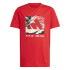 Camiseta adidas Camo Logo Infantil Rubpur
