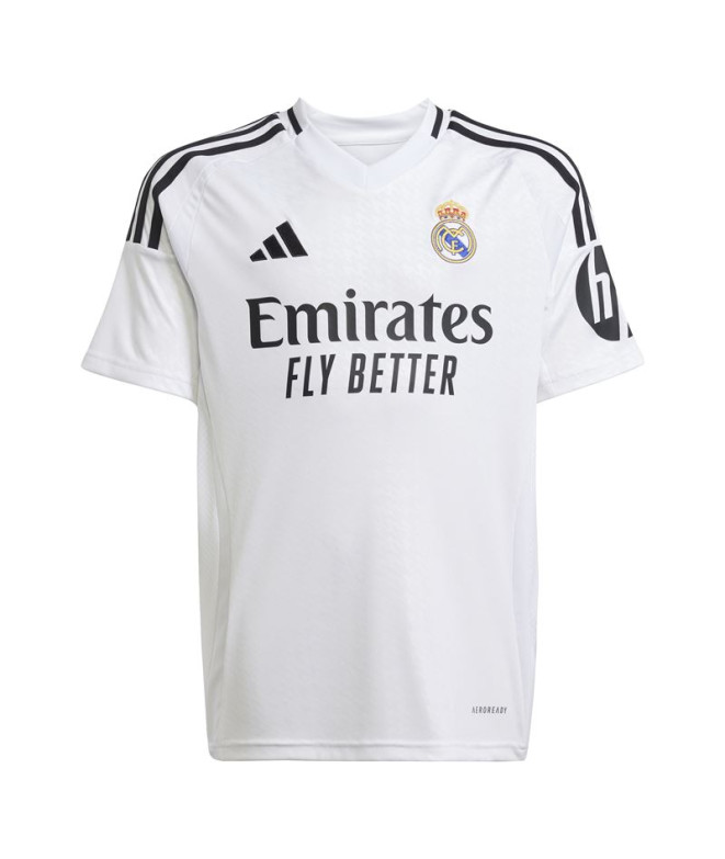 Camiseta de Fútbol adidas Real H Jsy Niño Blanco