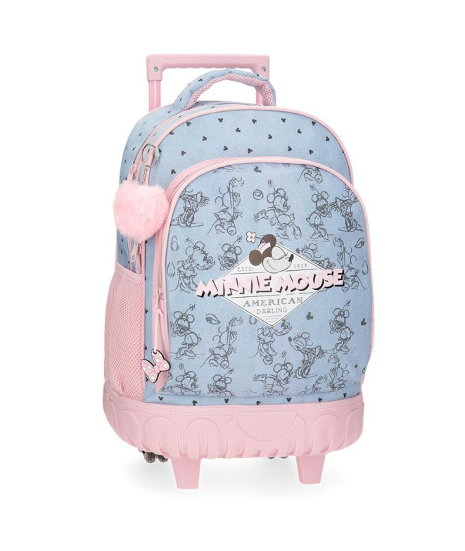 Mochila 2R. Disney Rolling Backpack 2W. Minnie...