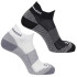 Calcetines de Trail Salomon Aero Ankle 2-Pack White/Black