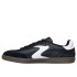 Zapatillas Skechers Hotshot - Pyke Hombre Black Duraleather/Suede^/White Trim