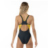 Bañador de Natación Aquarapida Costume Intero Gris Mujer