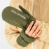 Guantes de Running Salomon Bonatti Waterproof Verde