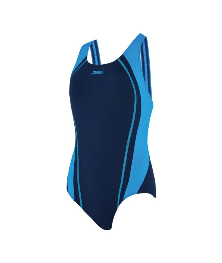 Bañador de Natación Zoggs Eaton Flyback E+ Mujer Marino/Azul