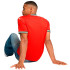 Camiseta de Fútbol Puma Portugal Home Repl Hombre Rojo