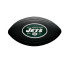 Balón de Fútbol Americano Wilson Mini Nfl Team Soft Touch Fb Bl Nj Infantil Negro/