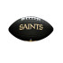 Balón de Fútbol Americano Wilson Mini Nfl Team Soft Touch Fb Bl No Infantil Negro/