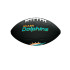 Balón de Fútbol Americano Wilson Mini Nfl Team Soft Touch Fb Bl Pt Infantil Negro/