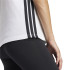 Camiseta adidas 3 Bandas Sj Tk Mujer Blanco/Negro