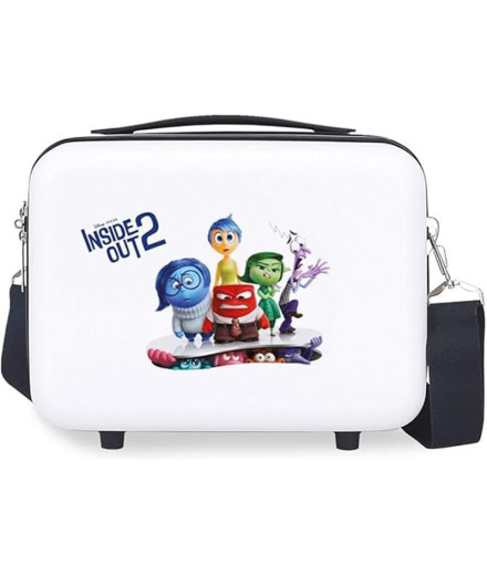 Neceser Disney Adapt. Abs Vanity Case Inside Out 2 Blanco