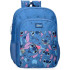 Mochila Disney Adapt. Backpack. 40Cm. Happy Stitch Azul