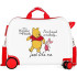 Maleta Infantil Disney Abs Rolling 4W.(2 Multi.) 45Cm. Winnie & Piglet Blanco