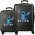 Trolley Disney Abs Luggage Set 2/ 55-65Cm.4R. Stitch Cute Negro